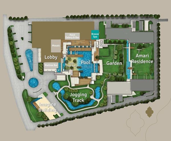 Plan d’accès - Amari Hua Hin