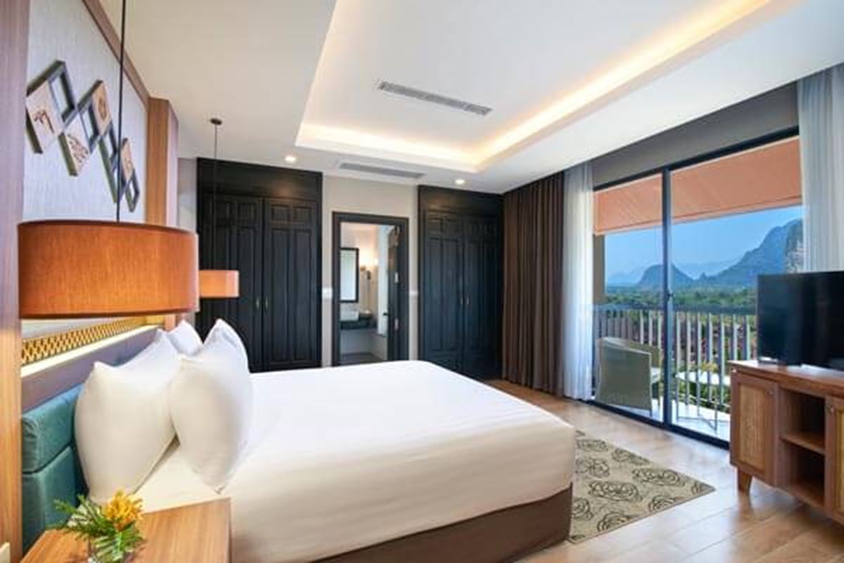 Suite Une Chambre Vue Rivière avec Balcon - Amari Vang Vieng